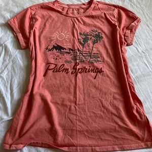 Lucky Brand Vintage Print Palm Springs T Shirt!